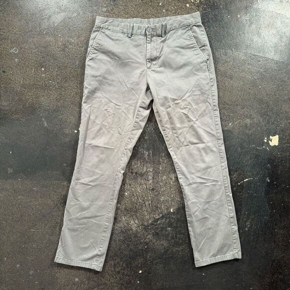 Old Navy Men's Pants Size 34x30 Grey Color Cotton Blend Casual - Picture 1 of 9